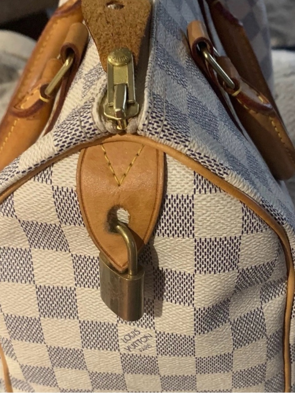 Louis Vuitton speedy 25 Damier Azur Authentic - Picture 4 of 10